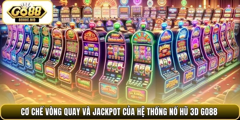 Cơ chế vòng quay và jackpot của hệ thống nổ hũ 3D Go88