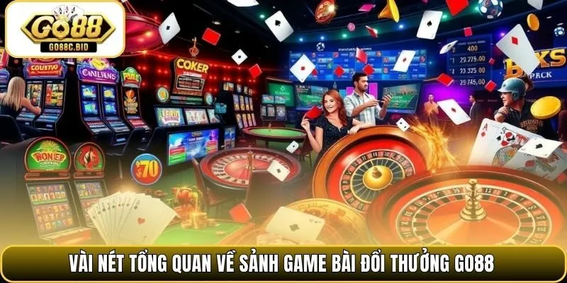 Vài nét tổng quan về sảnh game bài đổi thưởng Go88